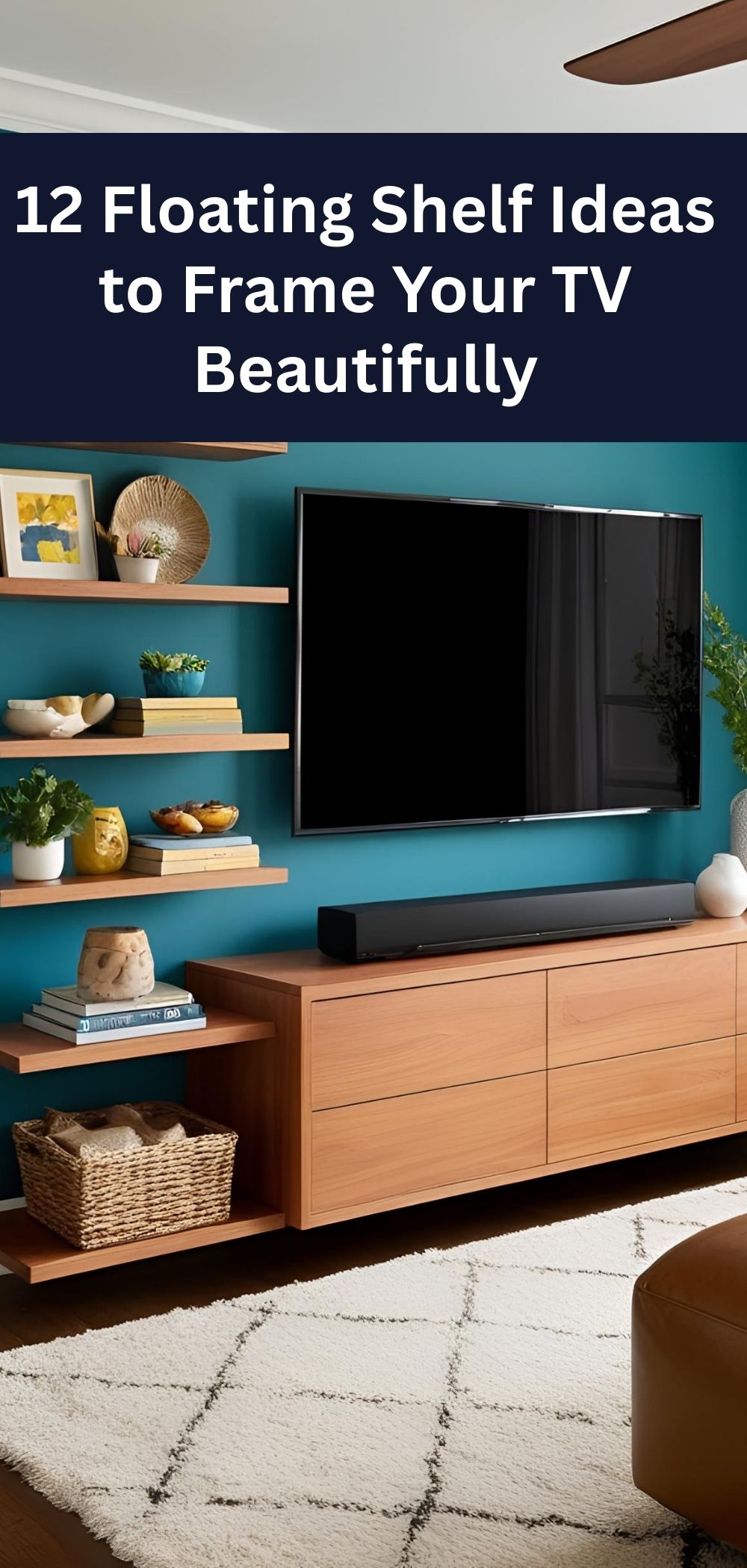 12 Floating Shelf Ideas to Frame Your TV Beautifully