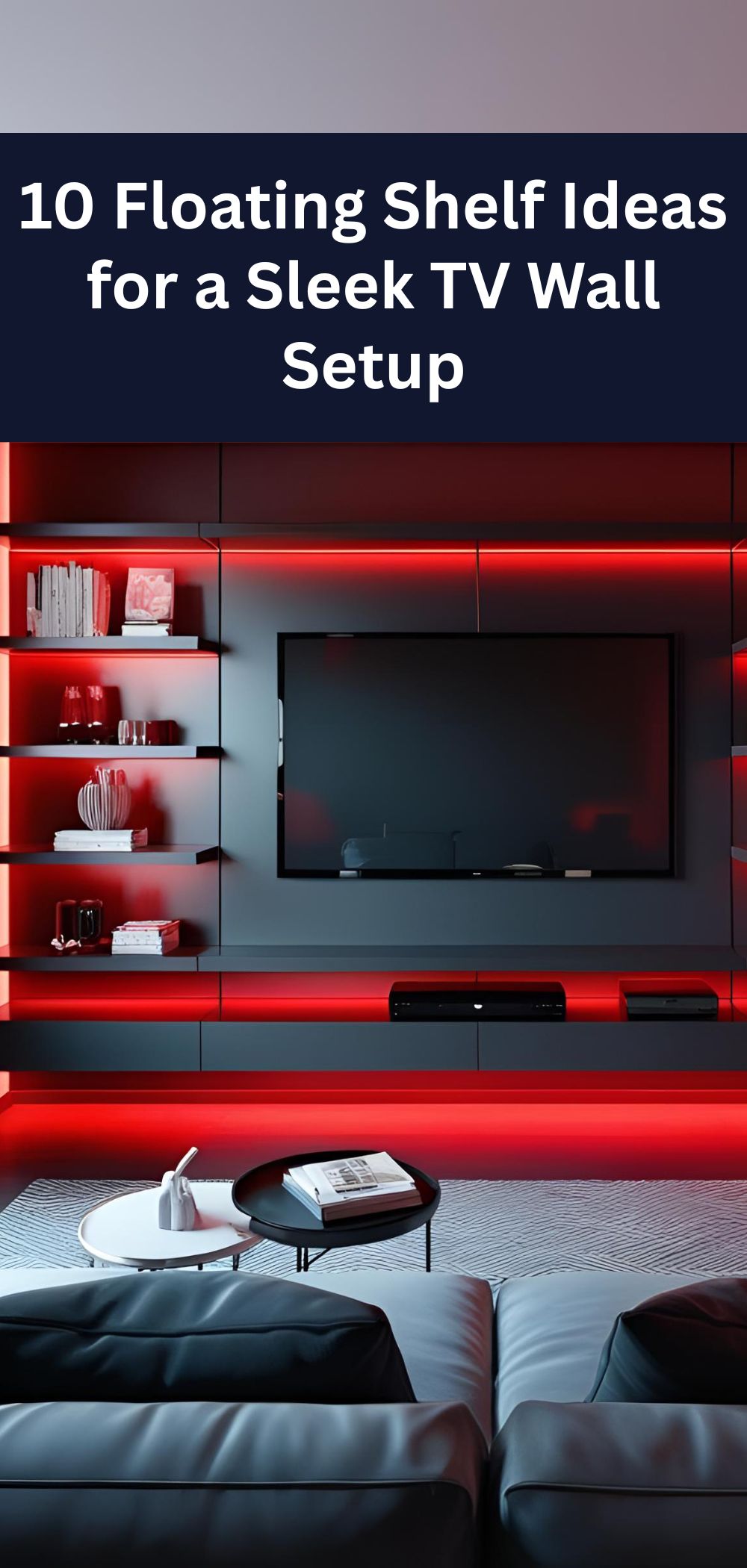 10 Floating Shelf Ideas for a Sleek TV Wall Setup
