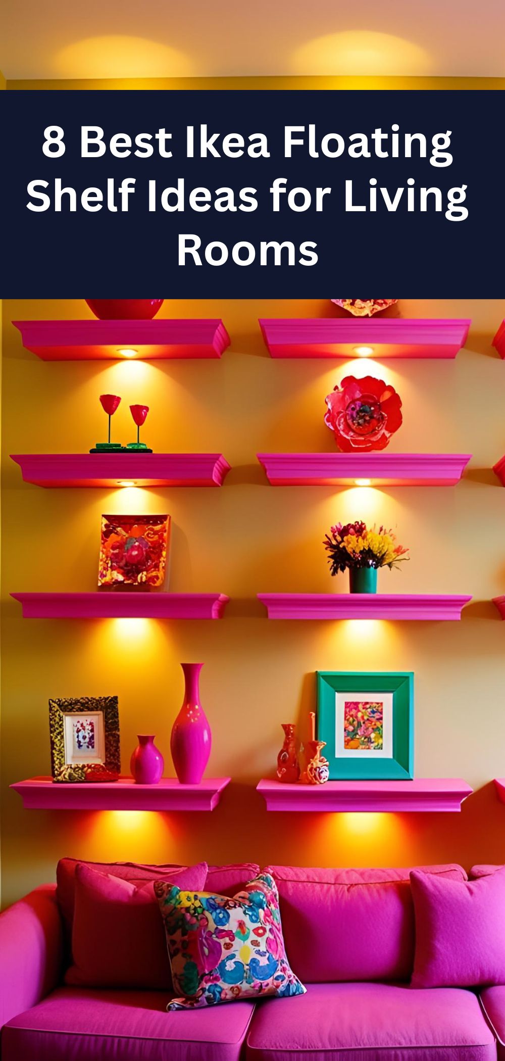 8 Best Ikea Floating Shelf Ideas for Living Rooms