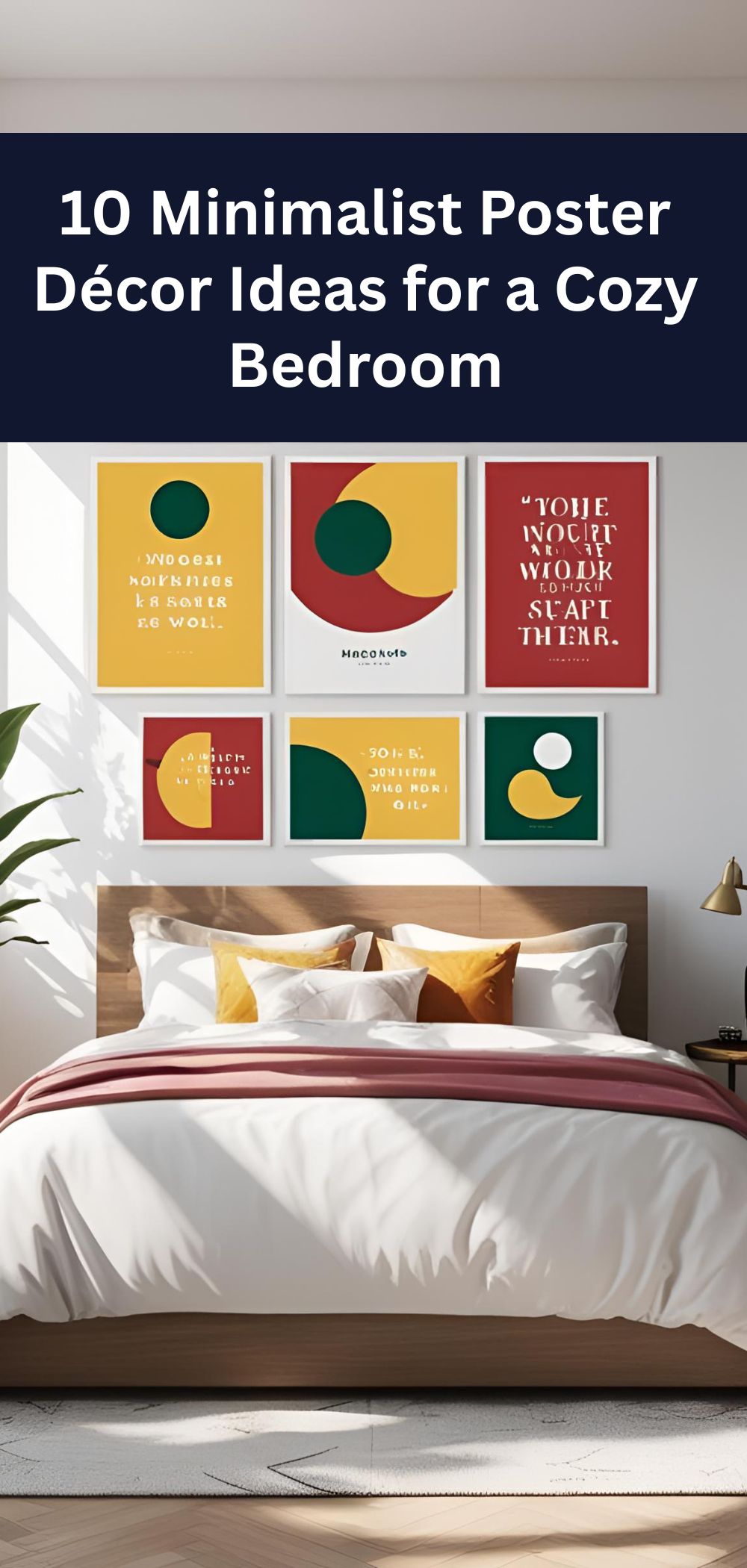 10 Minimalist Poster Décor Ideas for a Cozy Bedroom