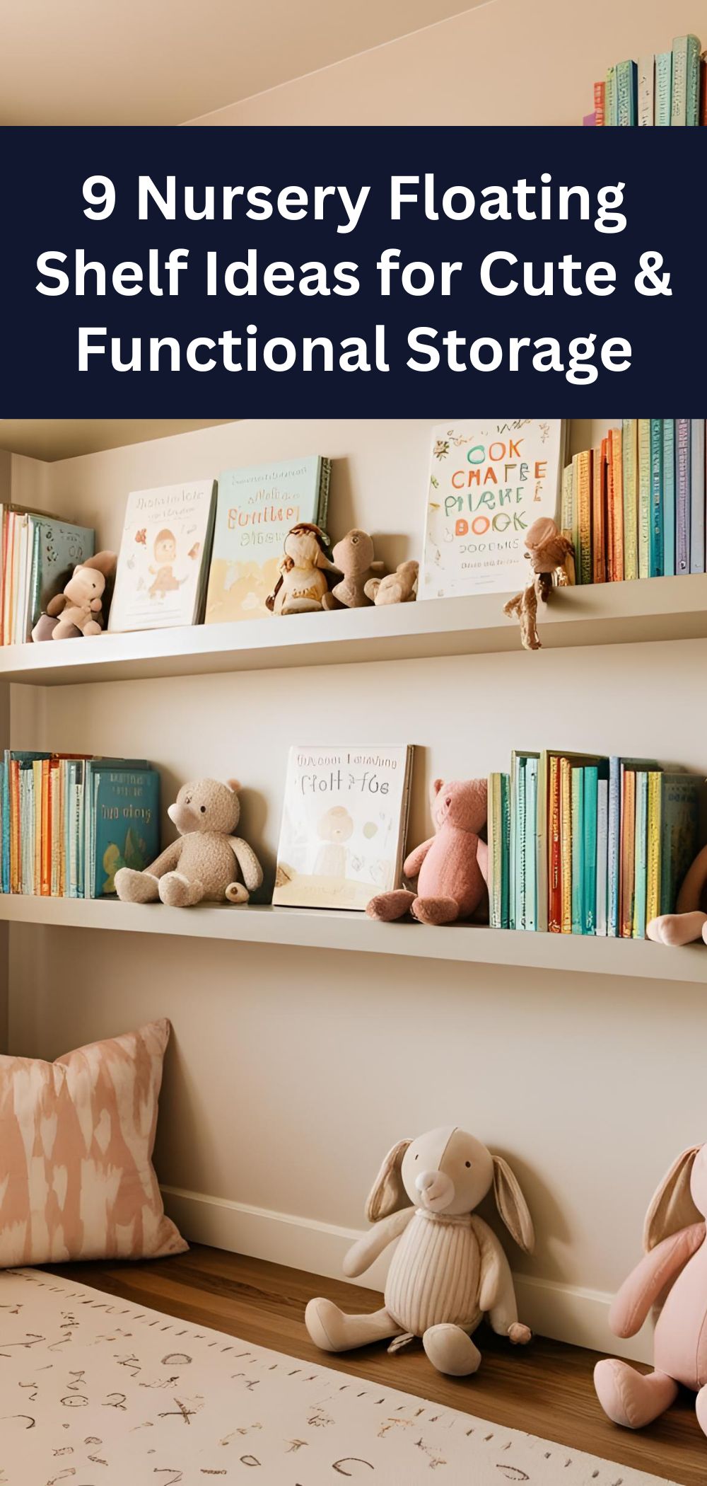9 Nursery Floating Shelf Ideas for Cute & Functional Storage