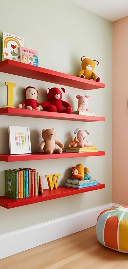 9 Nursery Floating Shelf Ideas for Cute & Functional Storage