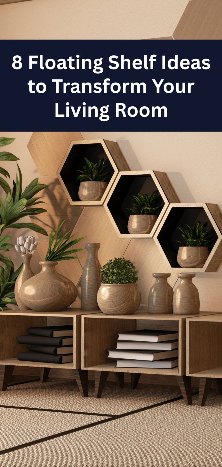 8 Floating Shelf Ideas to Transform Your Living Room
