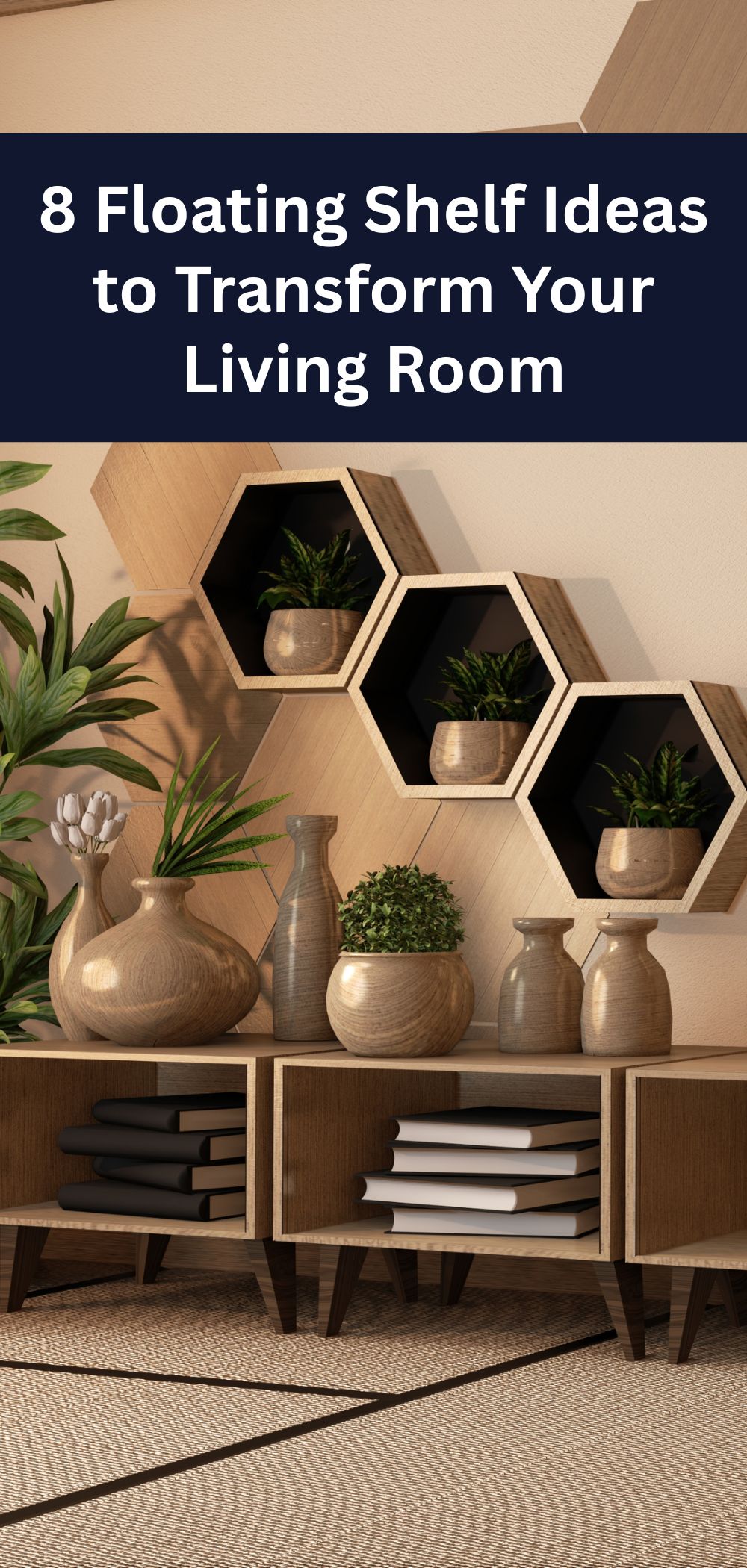 8 Floating Shelf Ideas to Transform Your Living Room