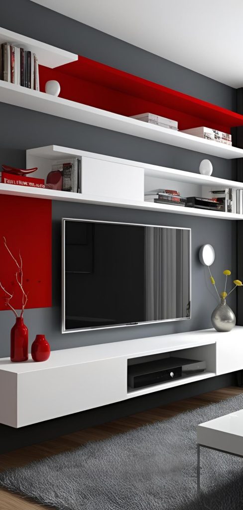 10 Floating Shelf Ideas for a Sleek & Modern TV Wall