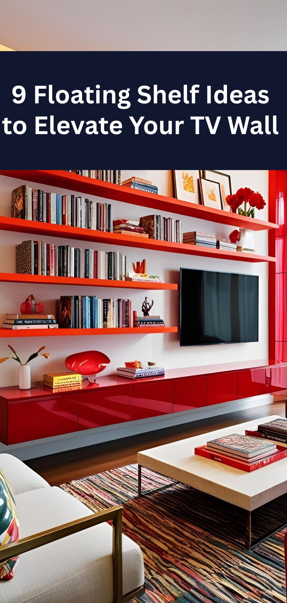9 Floating Shelf Ideas to Elevate Your TV Wall