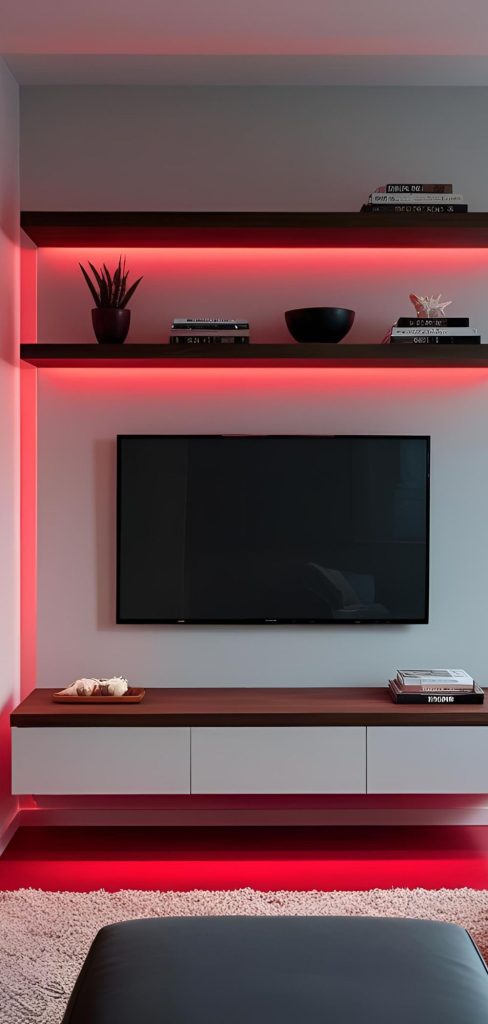 10 Floating Shelf Ideas for a Sleek TV Wall Setup