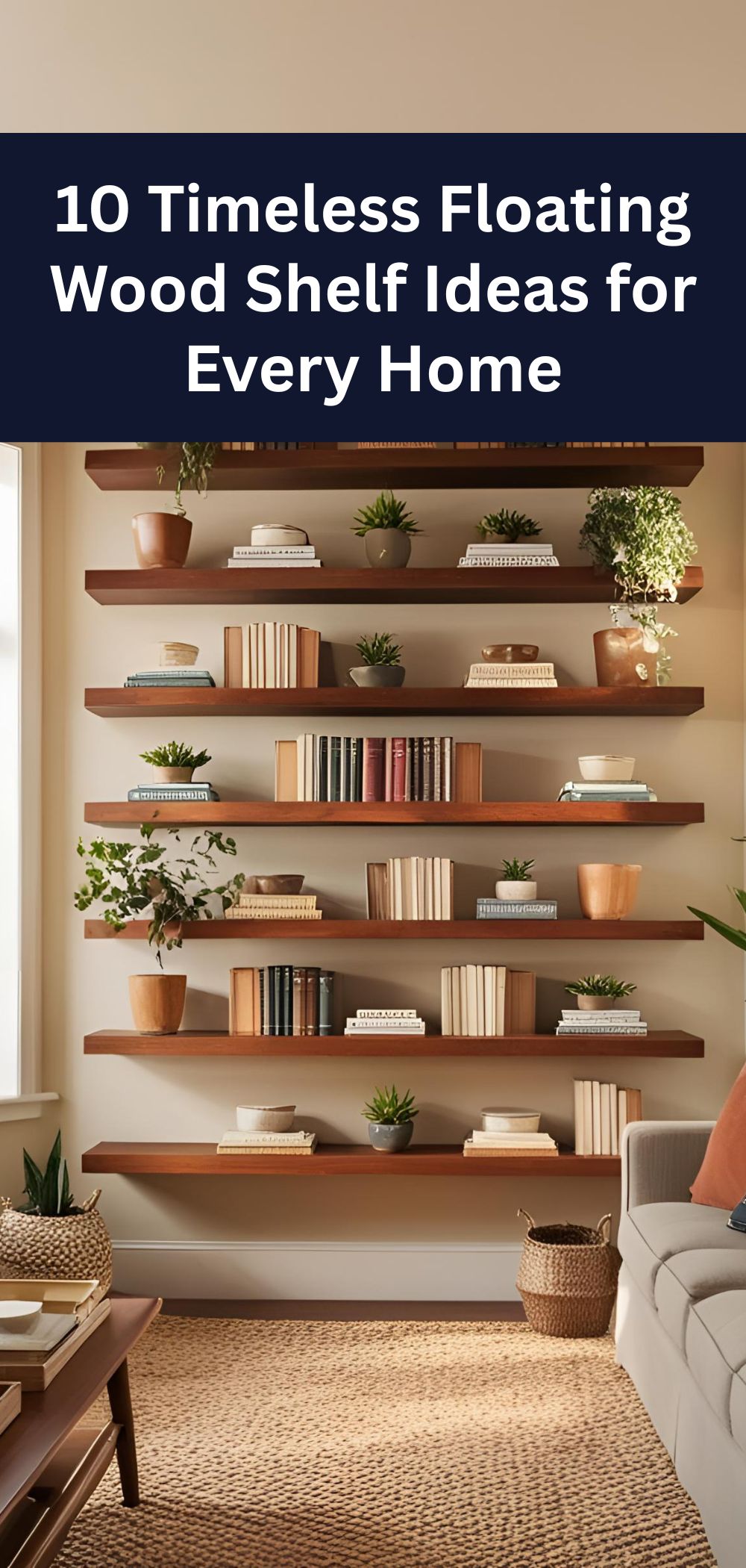 10 Timeless Floating Wood Shelf Ideas for Every Home