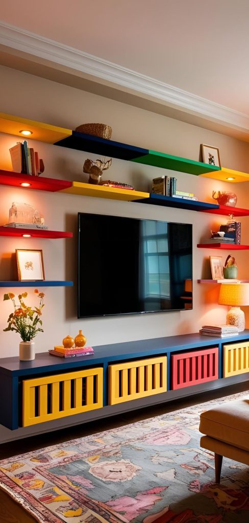 12 Floating Shelf Ideas to Frame Your TV Beautifully