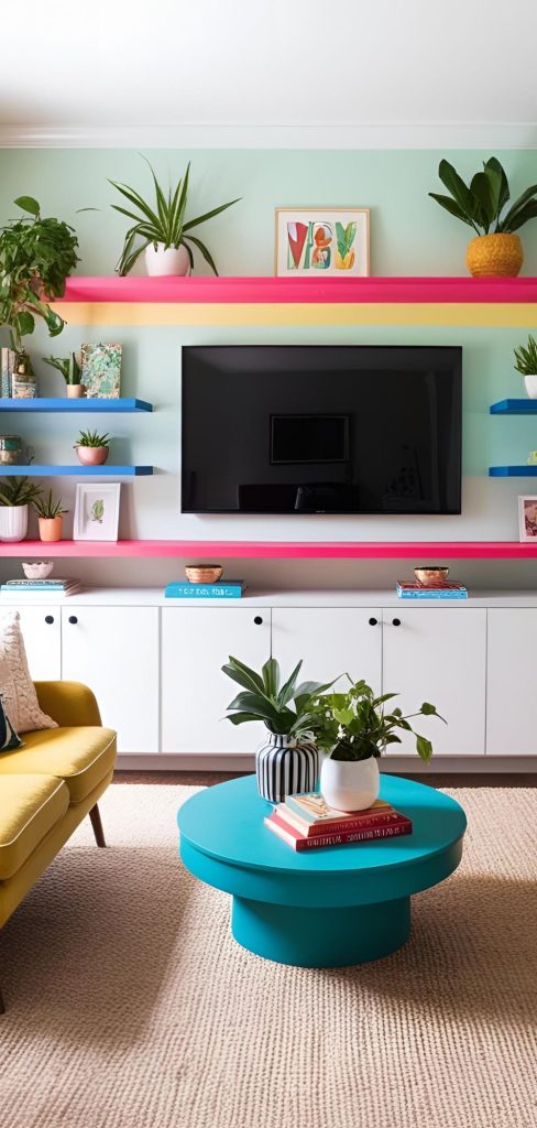 12 Floating Shelf Ideas to Frame Your TV Beautifully