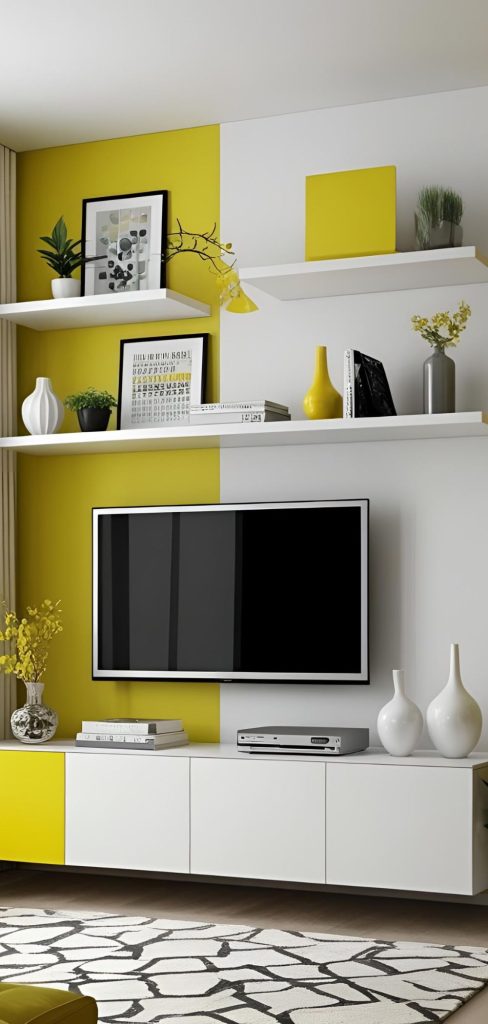 10 Floating Shelf Ideas for a Sleek & Modern TV Wall