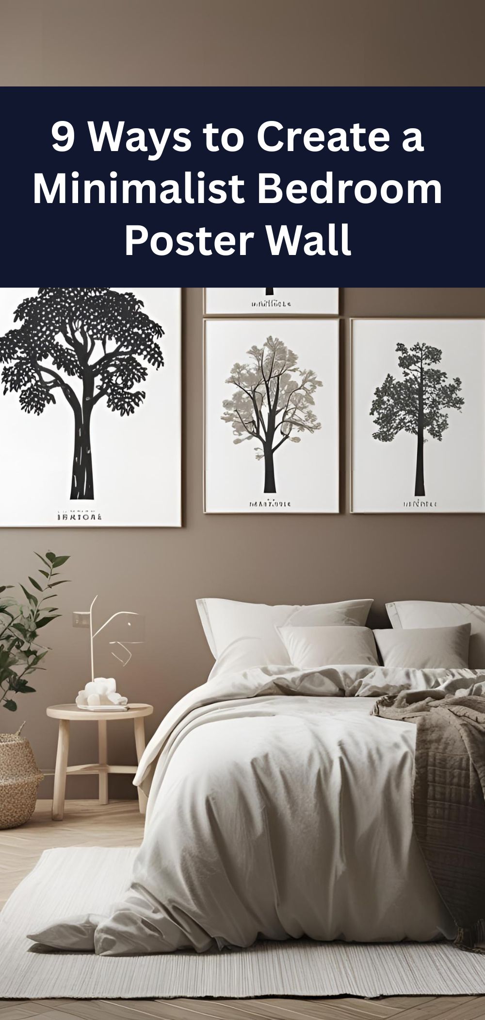 9 Ways to Create a Minimalist Bedroom Poster Wall