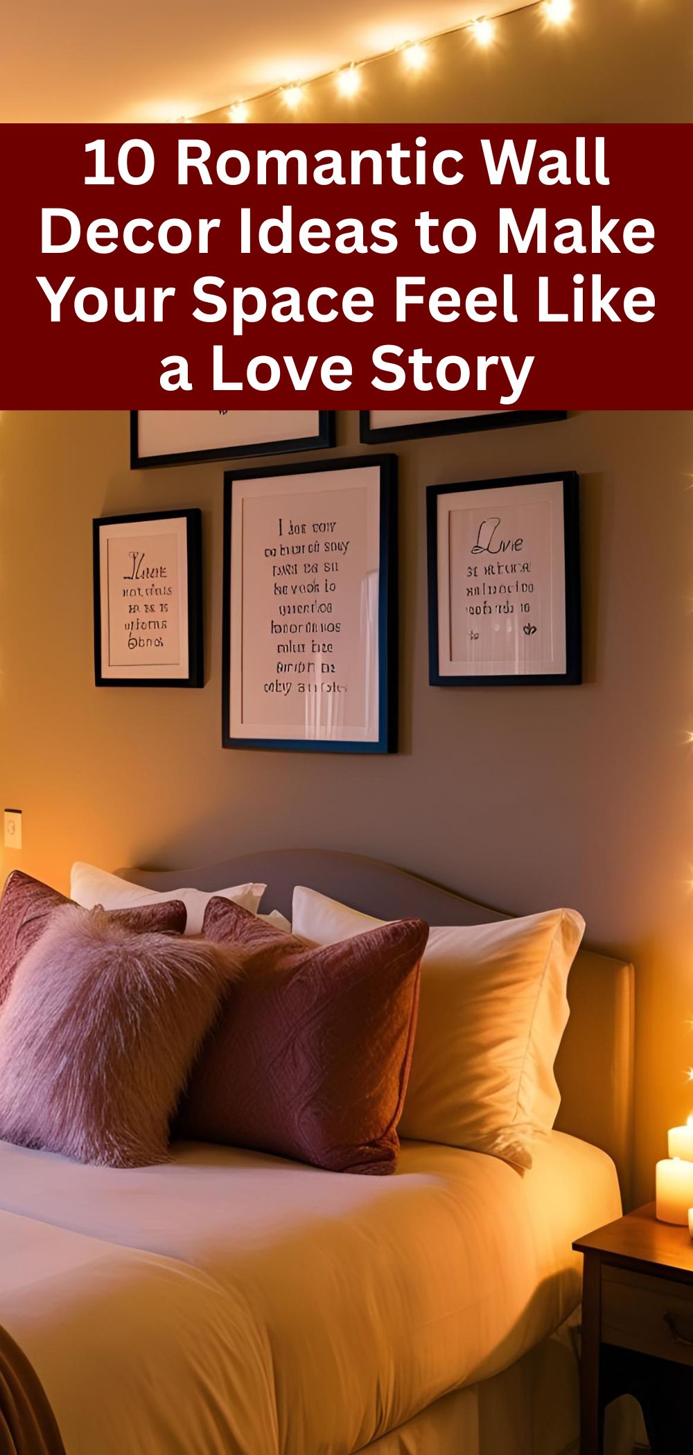 10 Romantic Wall Decor Ideas to Make Your Space Feel Like a Love Story