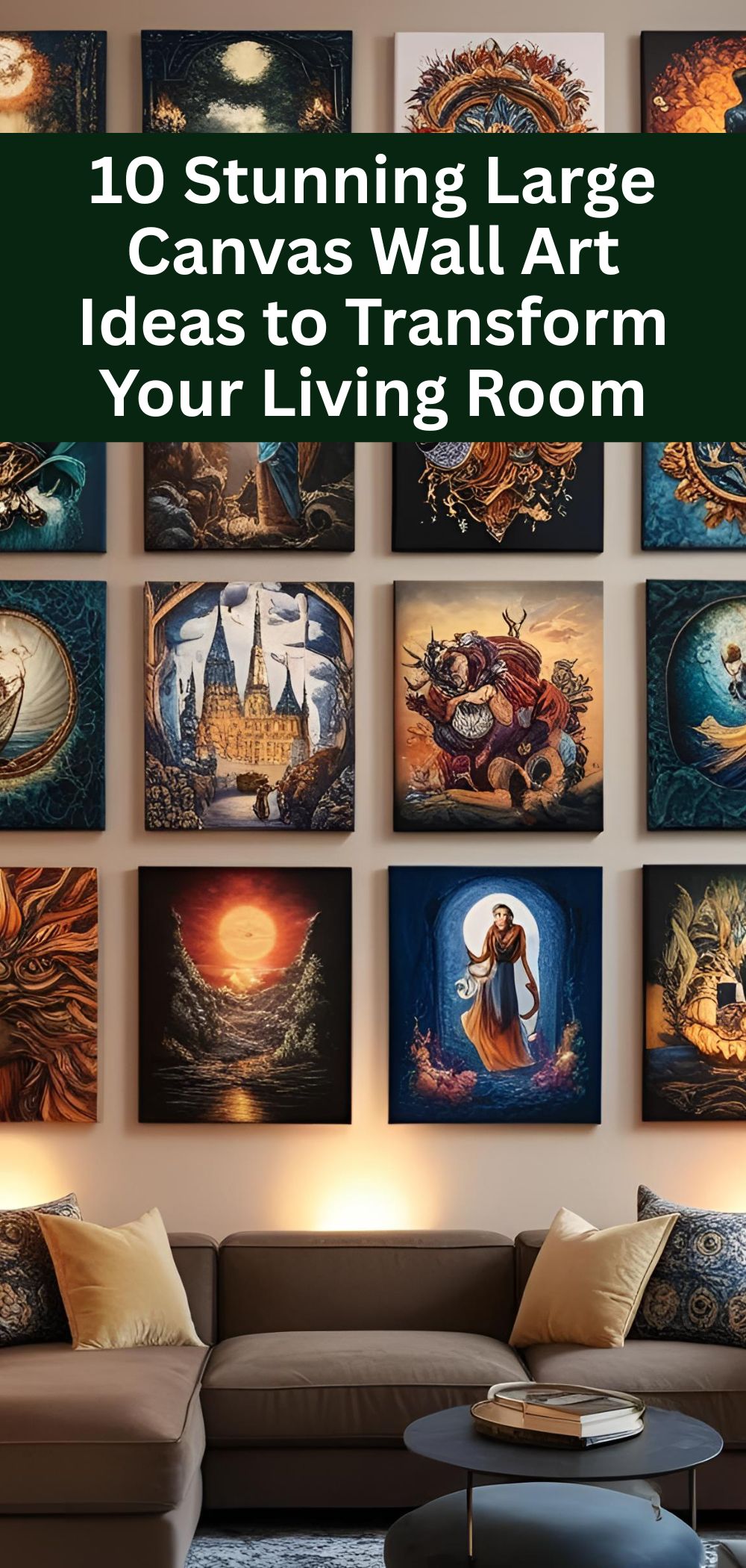 10 Stunning Large Canvas Wall Art Ideas to Transform Your Living Room