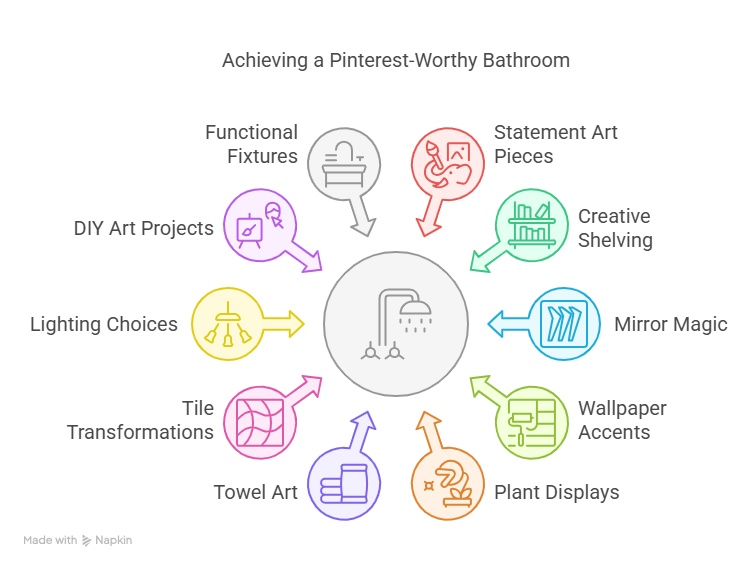 10 Wall Decor Hacks for a Pinterest-Worthy Bathroom