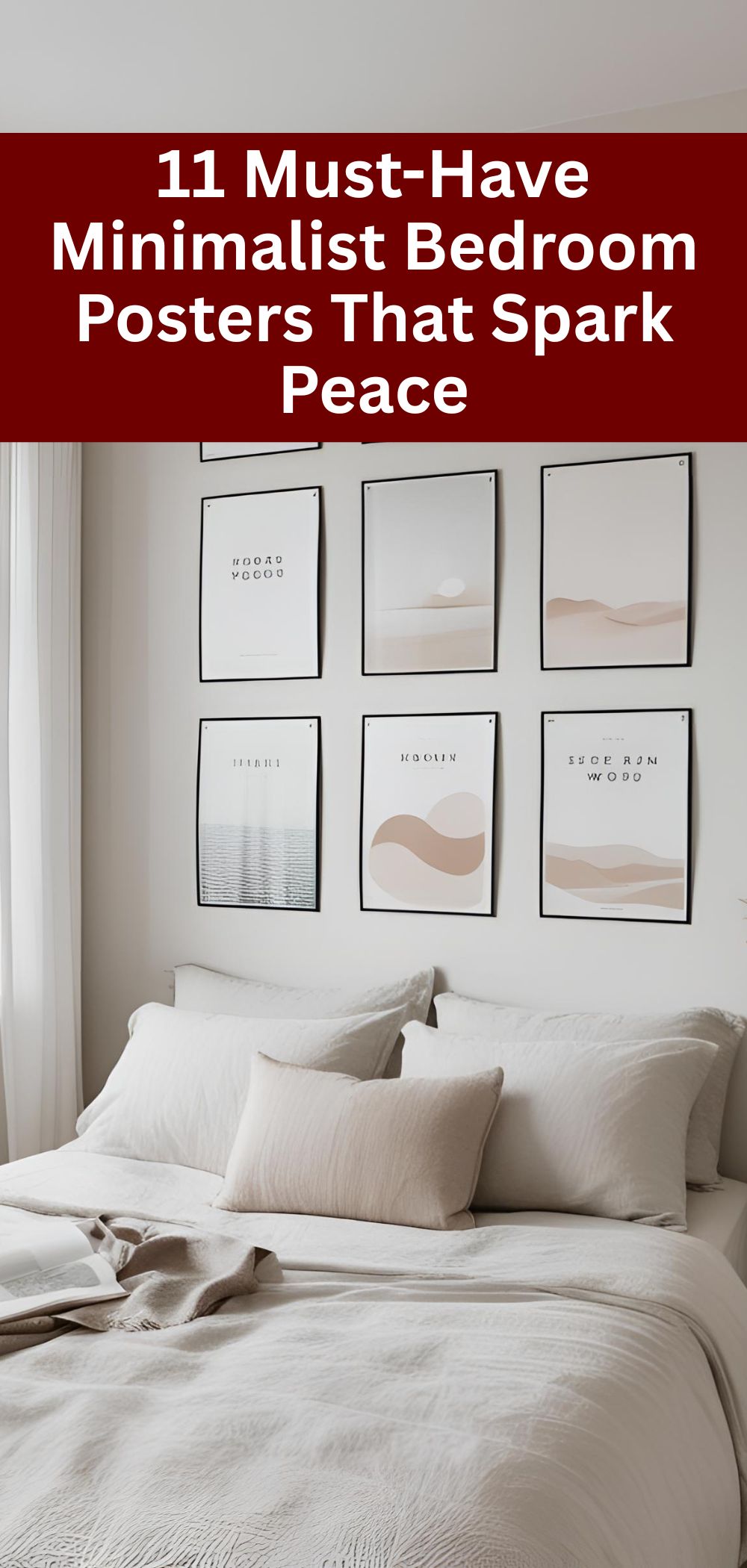 11 Must-Have Minimalist Bedroom Posters That Spark Peace