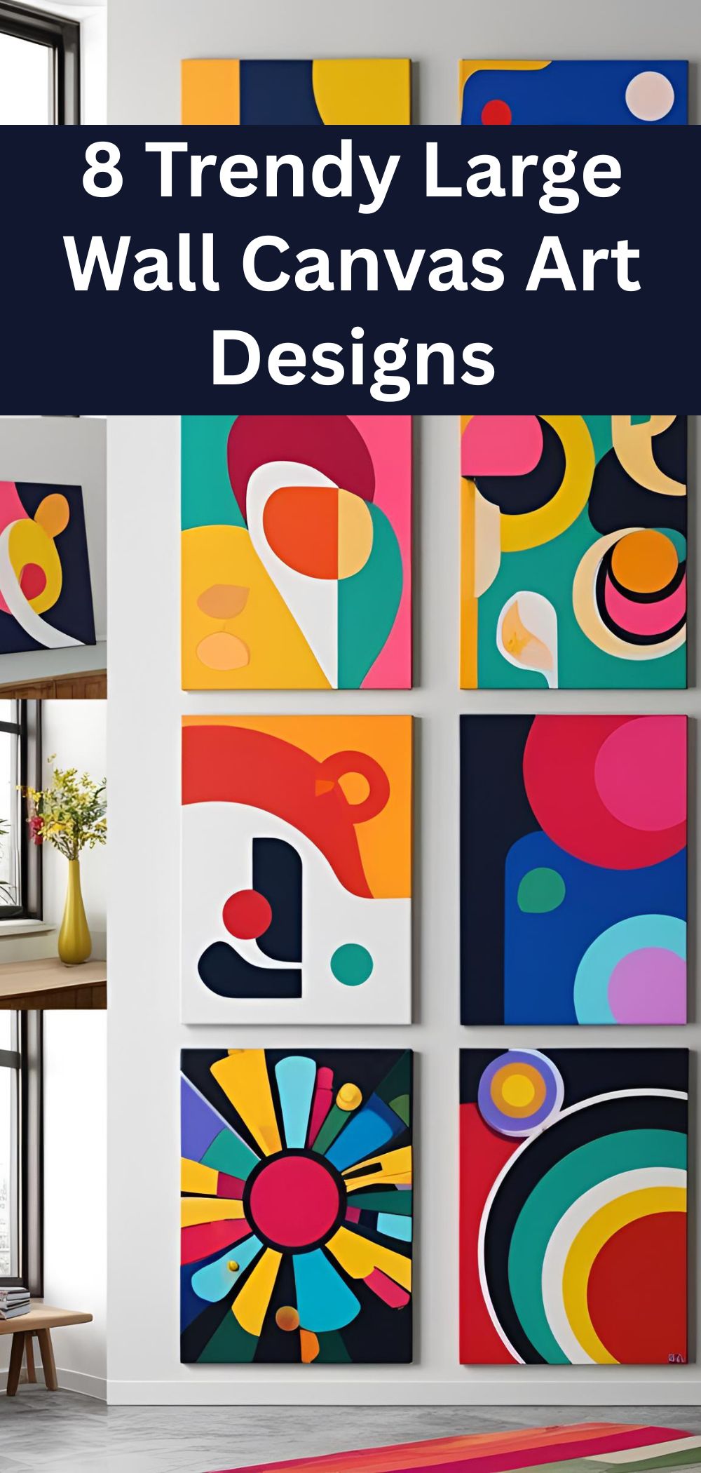 8 Trendy Large Wall Canvas Art Designs