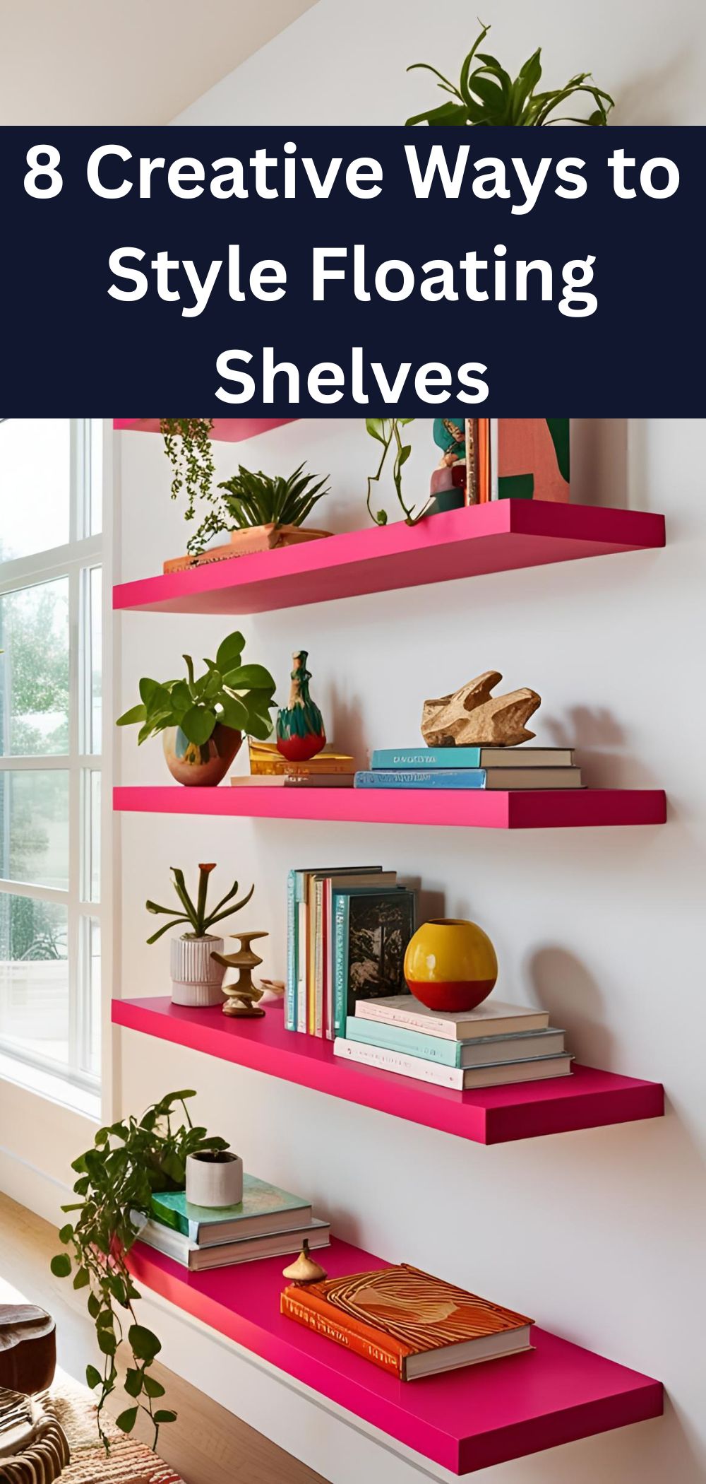 8 Creative Ways to Style Floating Shelves