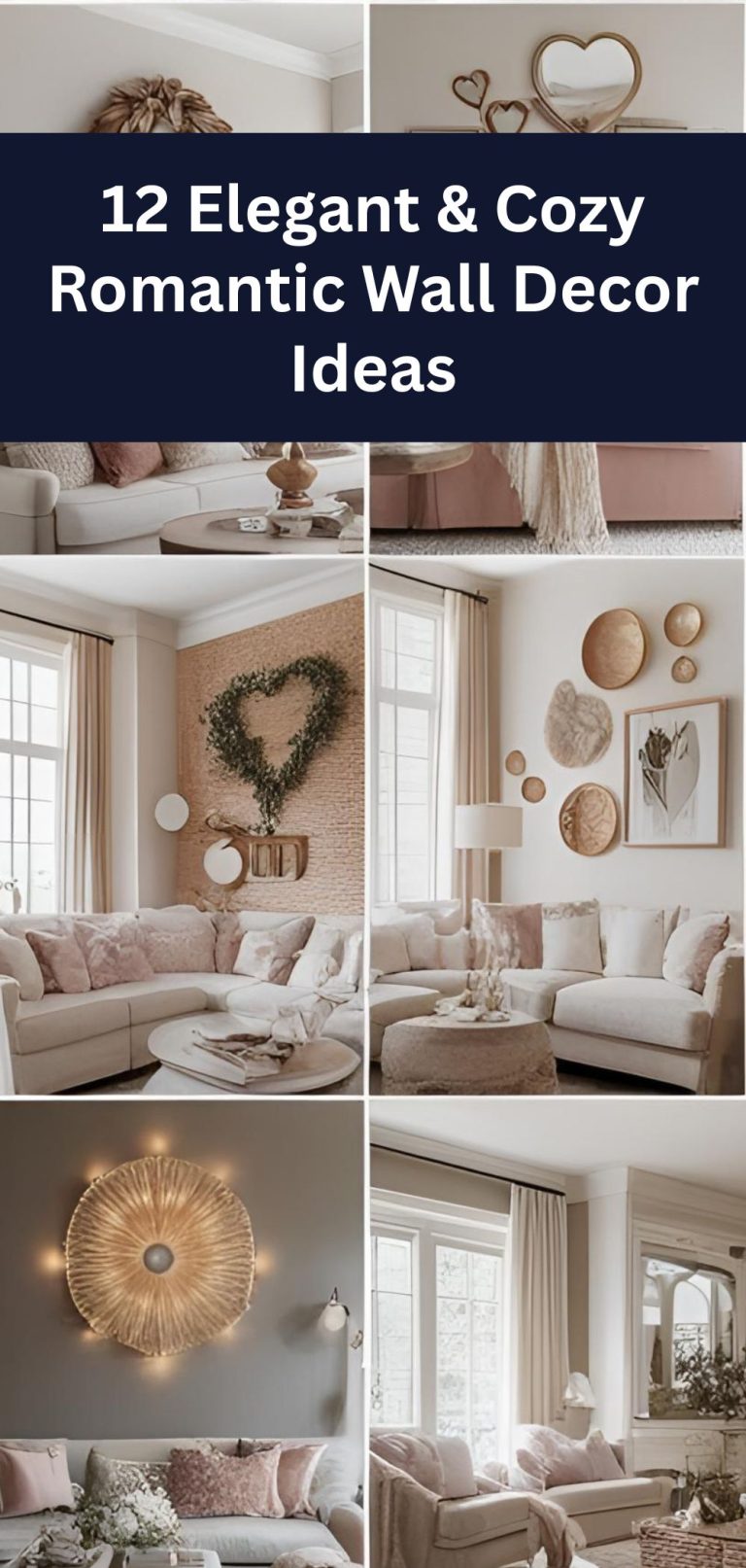 12 Elegant & Cozy Romantic Wall Decor Ideas