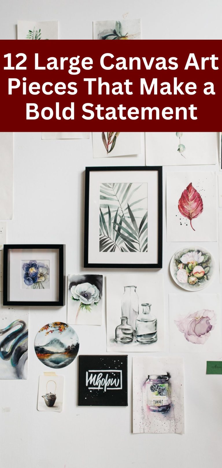 12 Large Canvas Art Pieces That Make a Bold Statement
