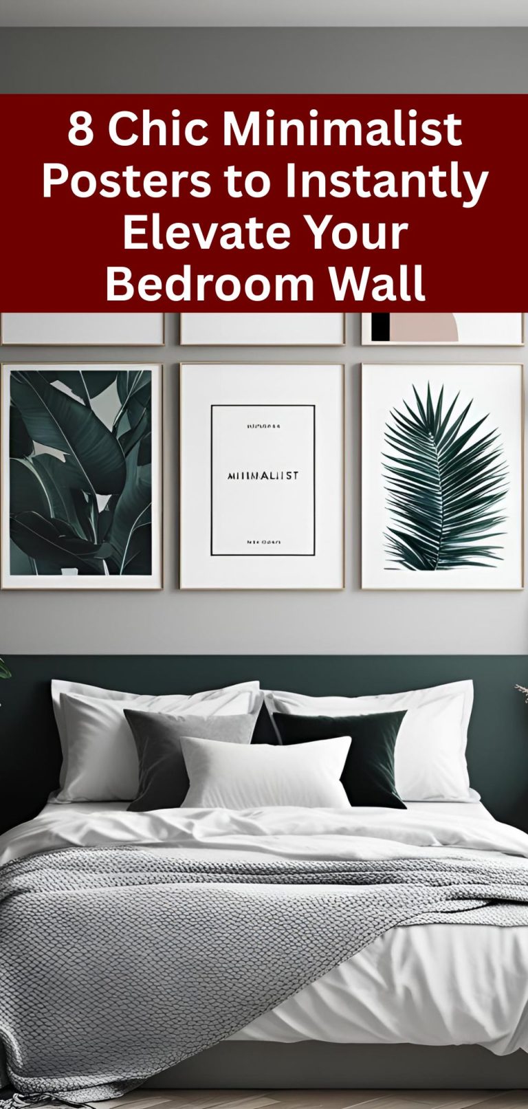 8 Chic Minimalist Posters to Instantly Elevate Your Bedroom Wall
