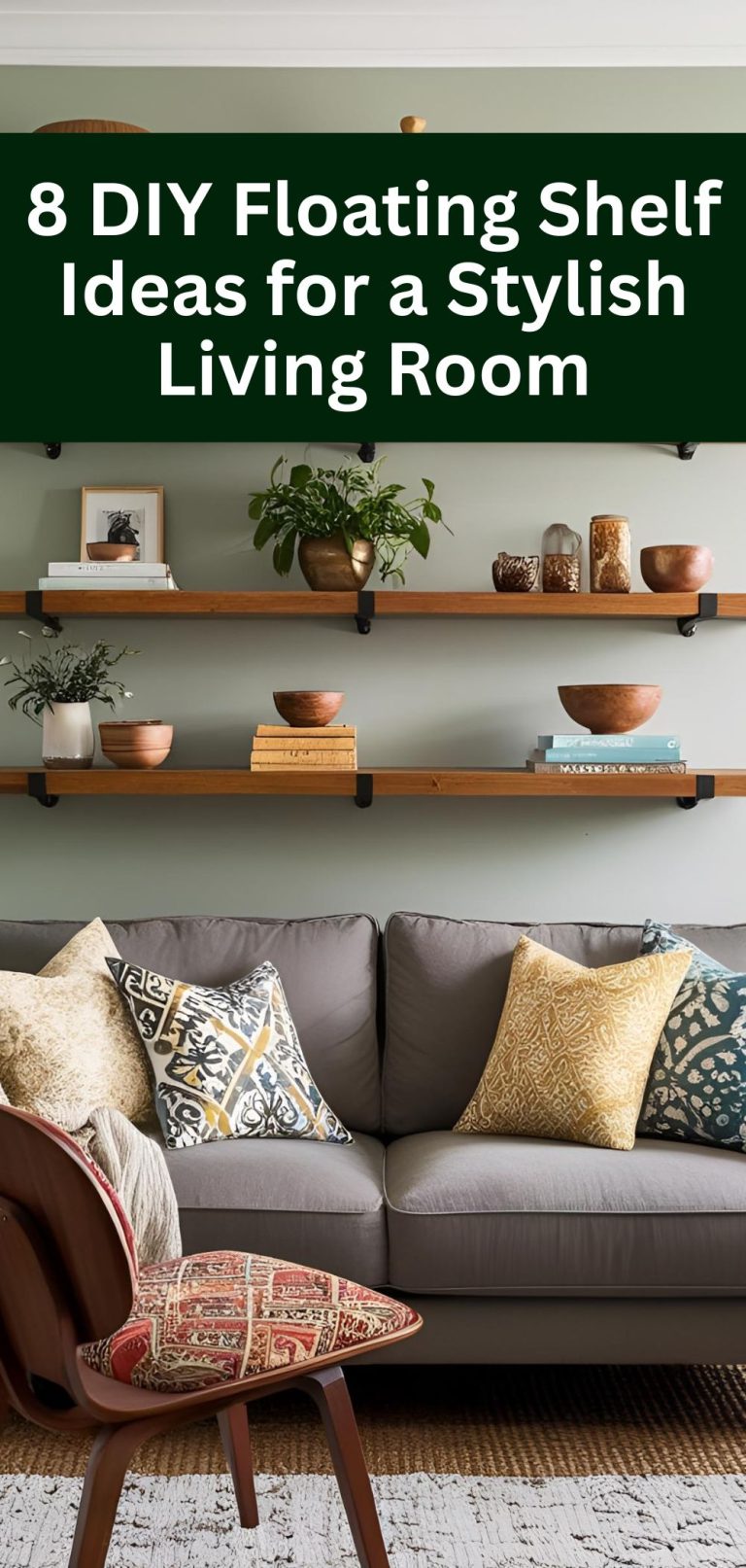 8 DIY Floating Shelf Ideas for a Stylish Living Room