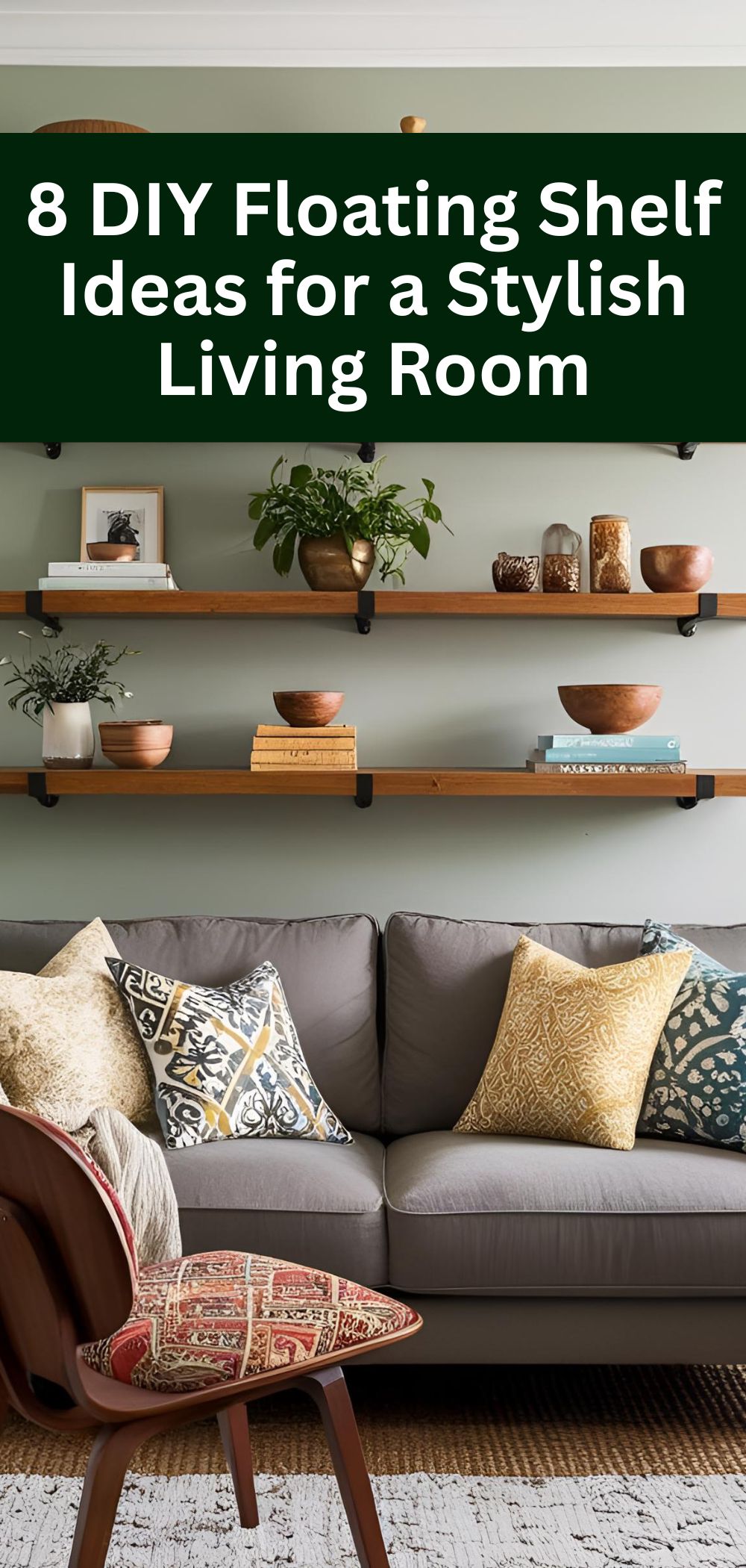 8 DIY Floating Shelf Ideas for a Stylish Living Room