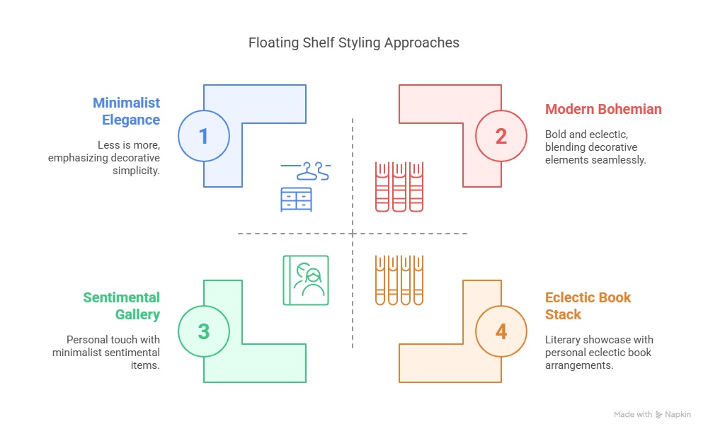 8 Gorgeous Ways to Style Floating Shelves with Decor You Already Own