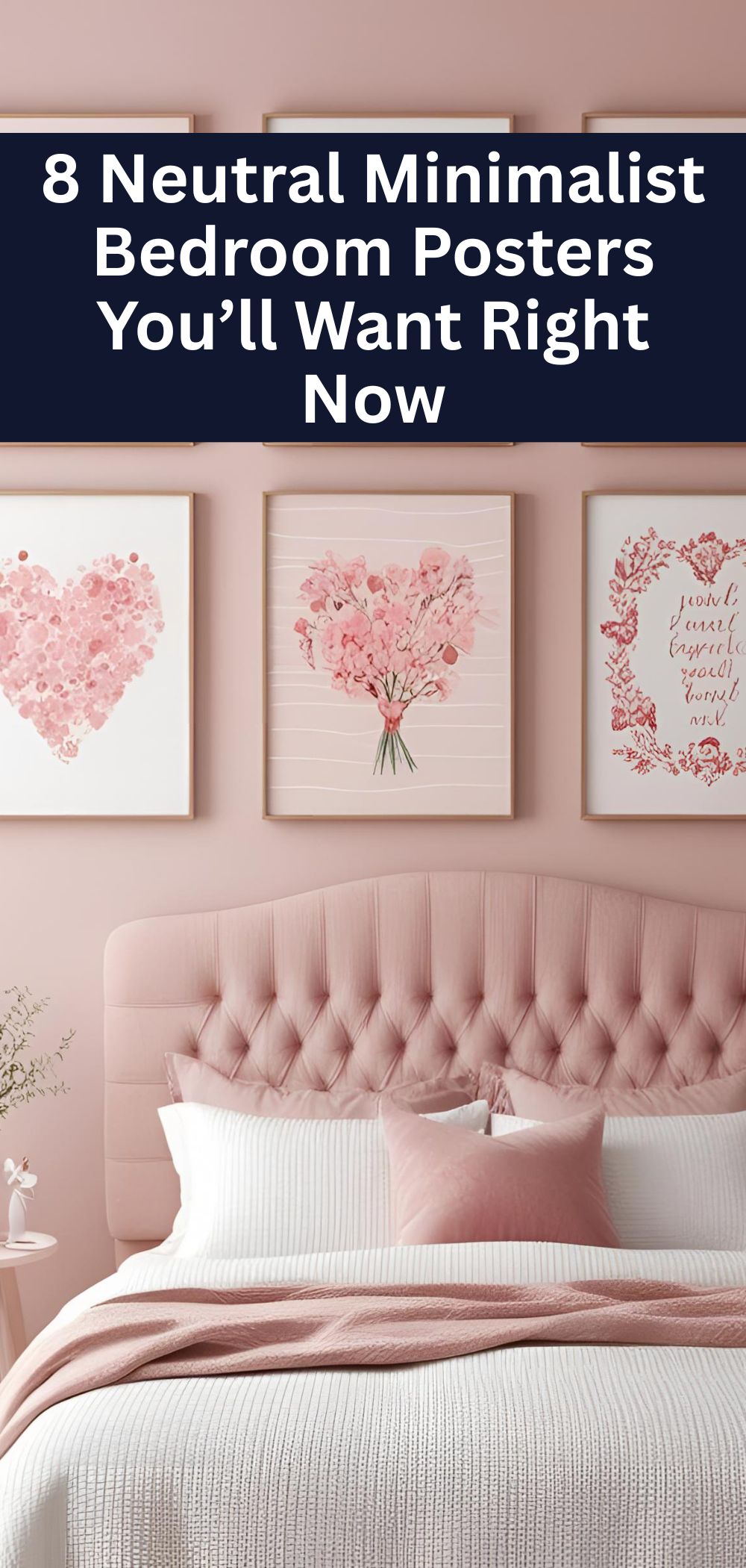 8 Neutral Minimalist Bedroom Posters You’ll Want Right Now