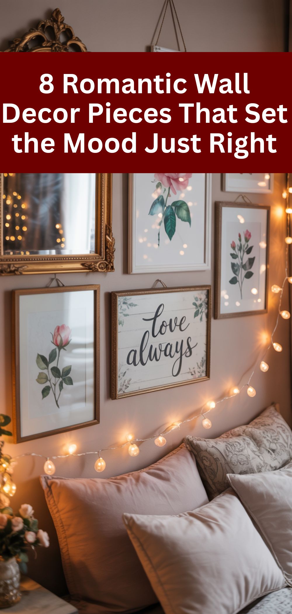 8 Romantic Wall Decor Pieces That Set the Mood Just Right