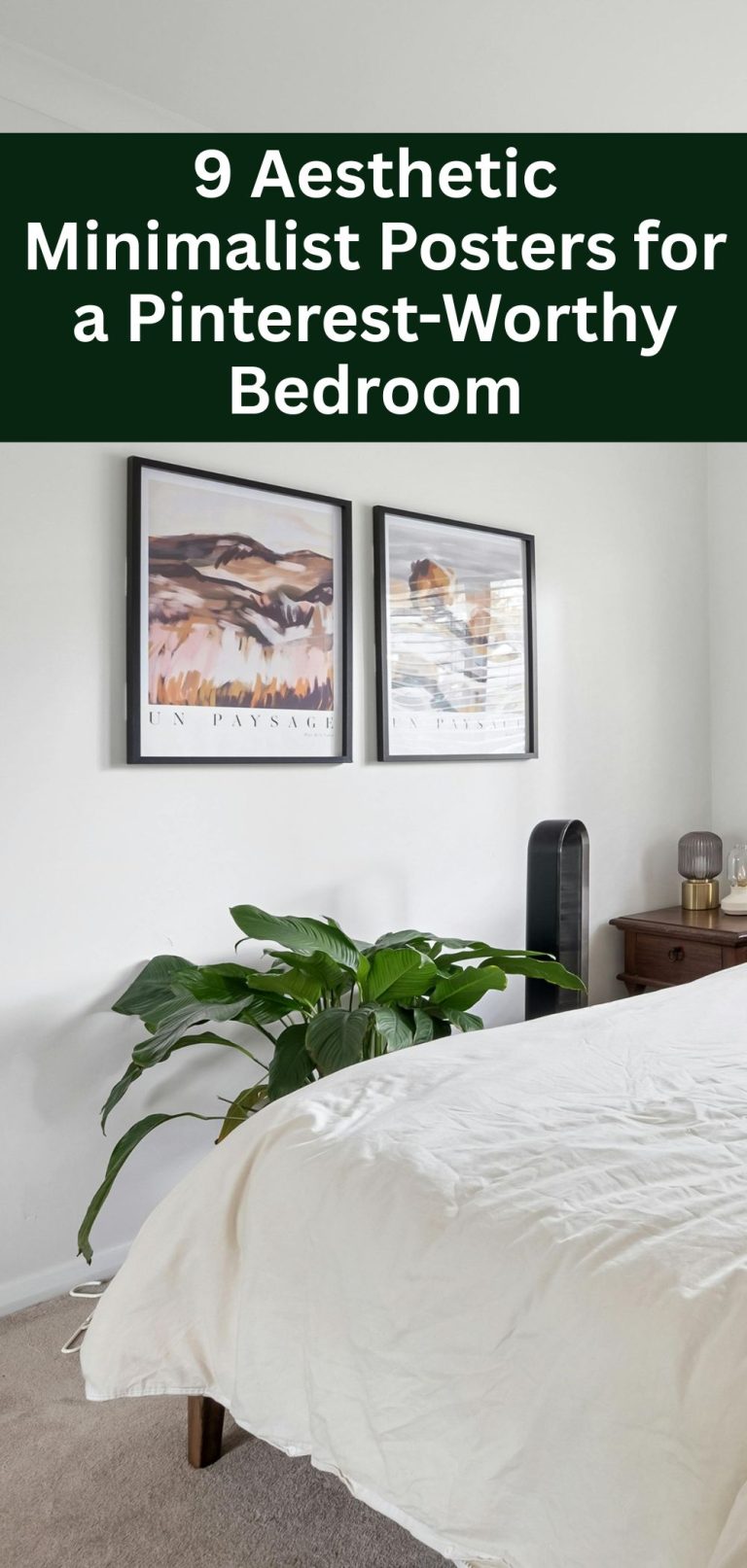 9 Aesthetic Minimalist Posters for a Pinterest-Worthy Bedroom
