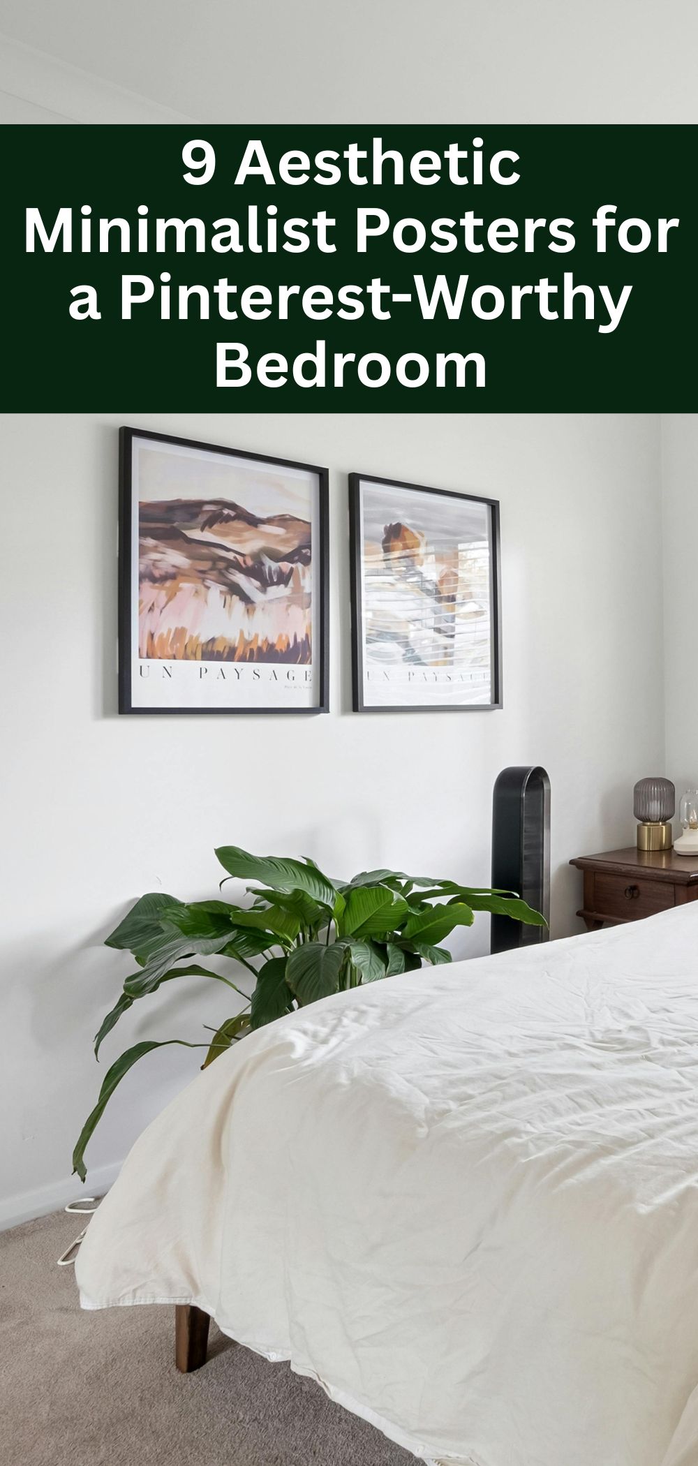 9 Aesthetic Minimalist Posters for a Pinterest-Worthy Bedroom