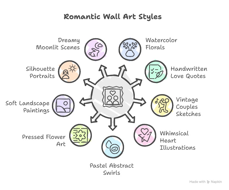 9 Soft & Sweet Romantic Wall Art Styles You’ll Fall in Love With