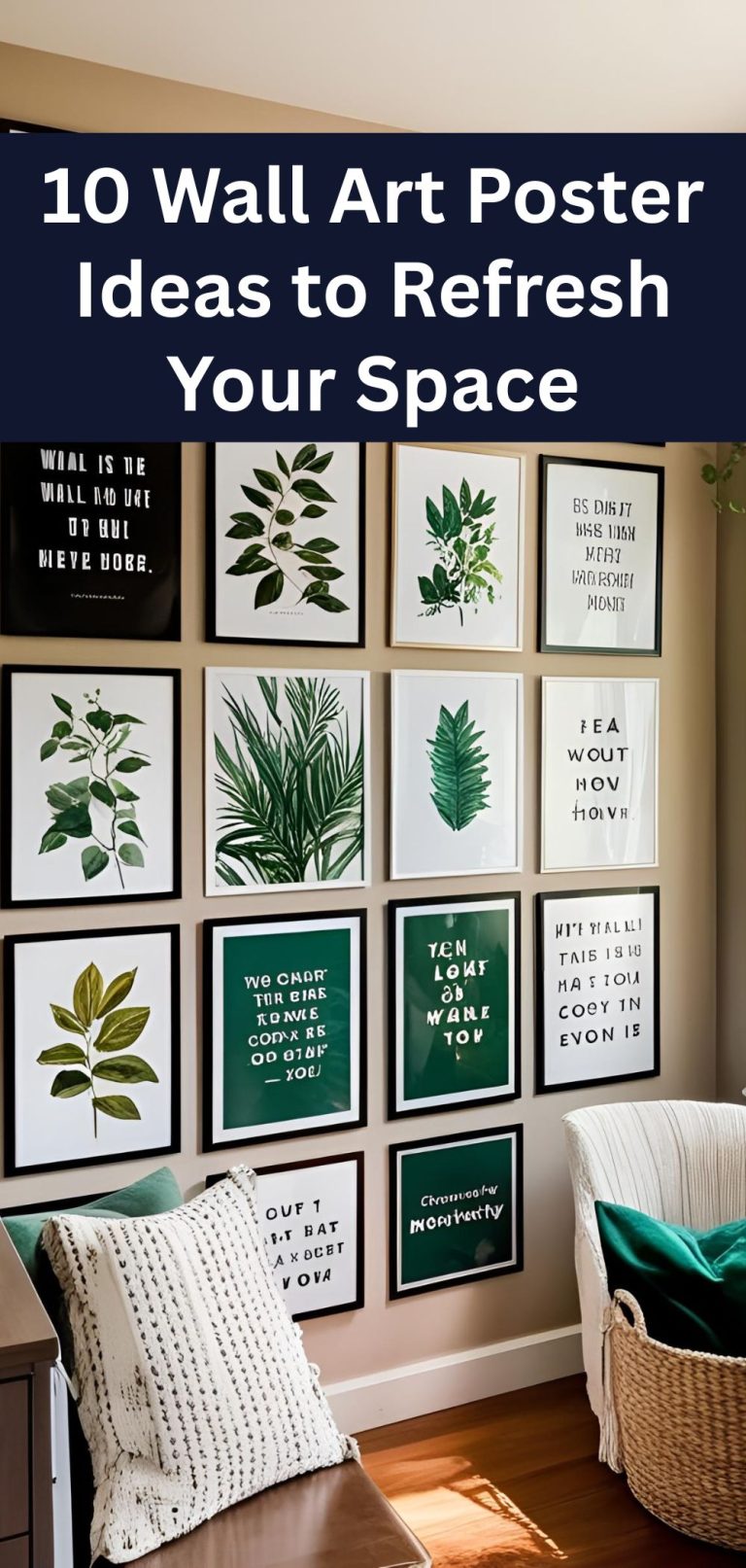 10 Wall Art Poster Ideas to Refresh Your Space