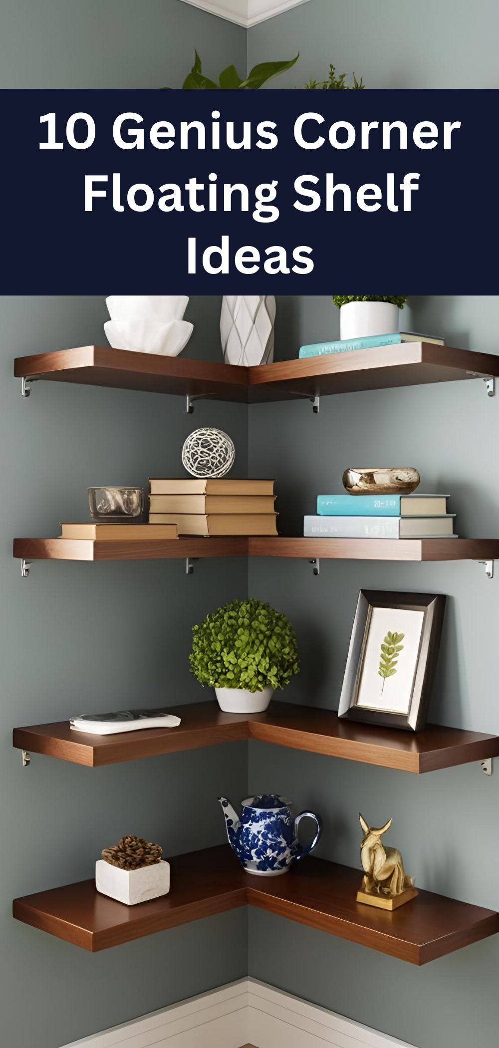 10 Genius Corner Floating Shelf Ideas
