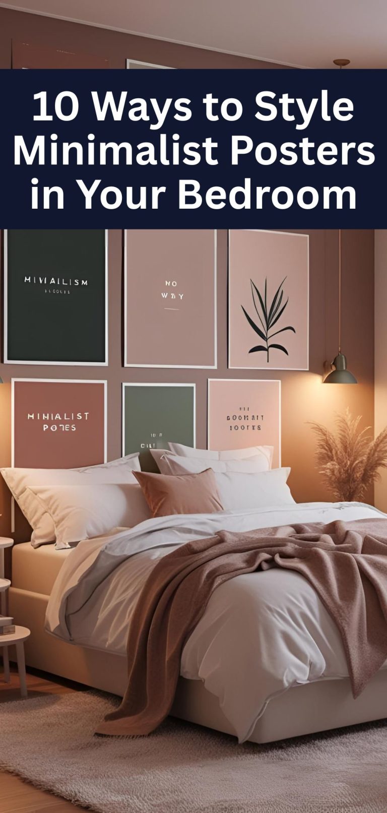 10 Ways to Style Minimalist Posters in Your Bedroom