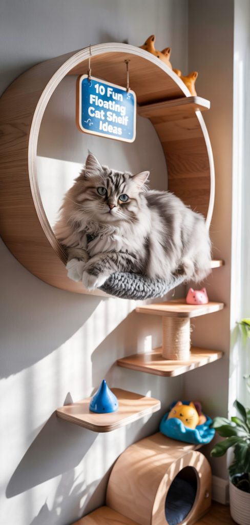 10 Fun Floating Cat Shelf Ideas for Your Furry Friend
