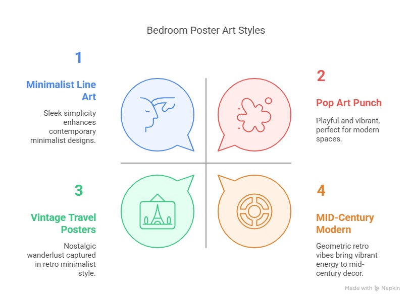 10 Stunning Poster Wall Art Ideas to Transform Your Bedroom