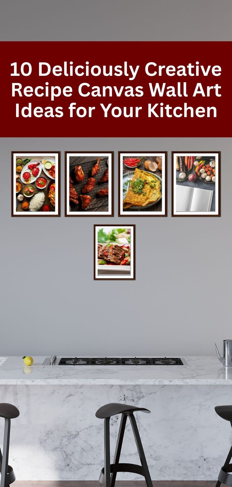10 Deliciously Creative Recipe Canvas Wall Art Ideas for Your Kitchen
