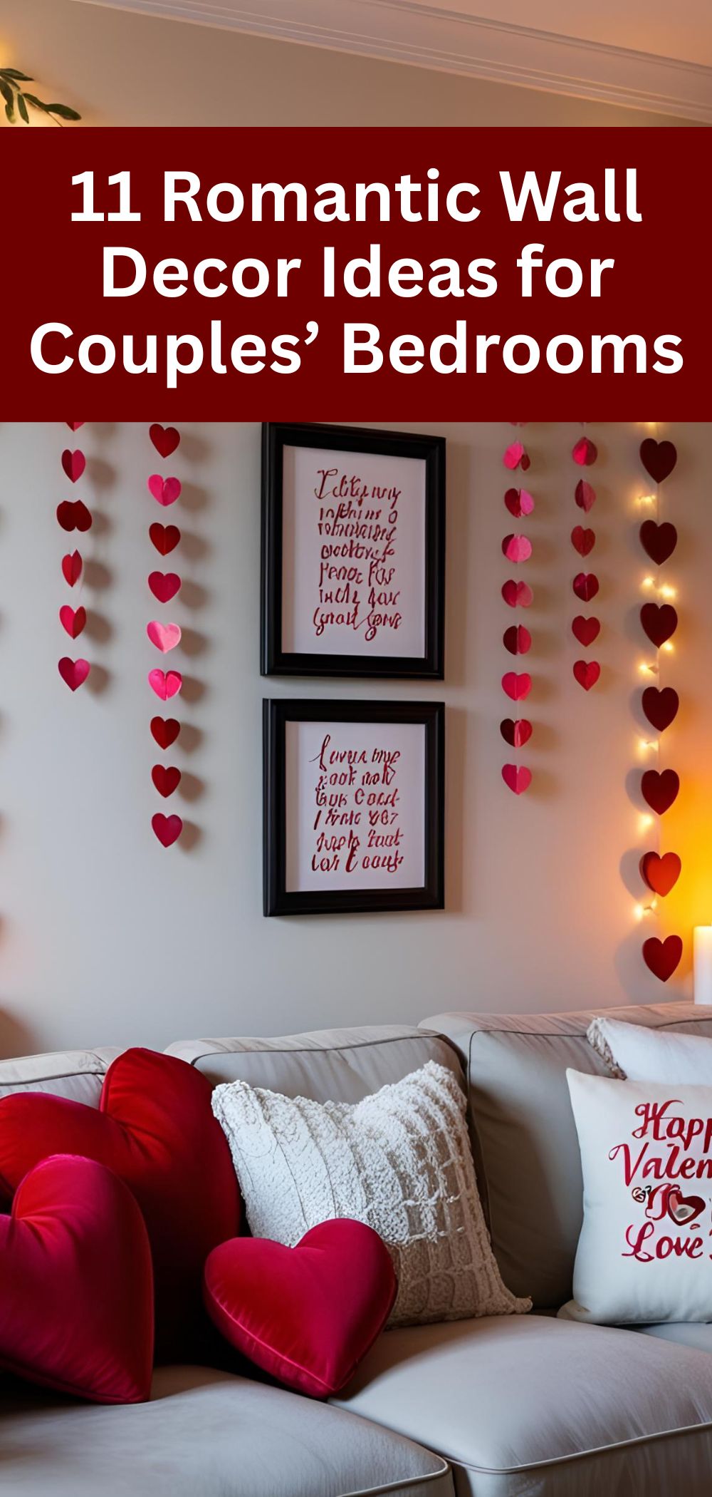 11 Romantic Wall Decor Ideas for Couples’ Bedrooms