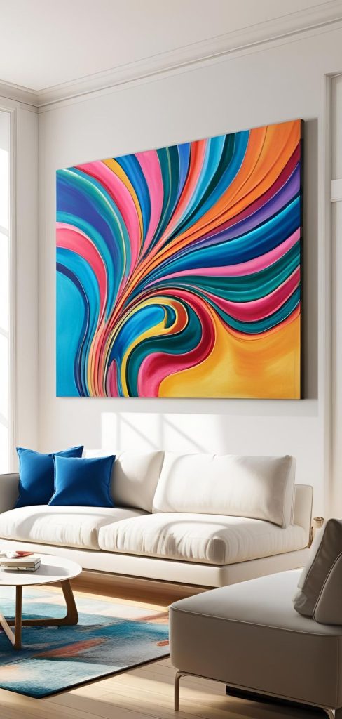 10 Large Canvas Wall Art Ideas Perfect for Above the Sofa