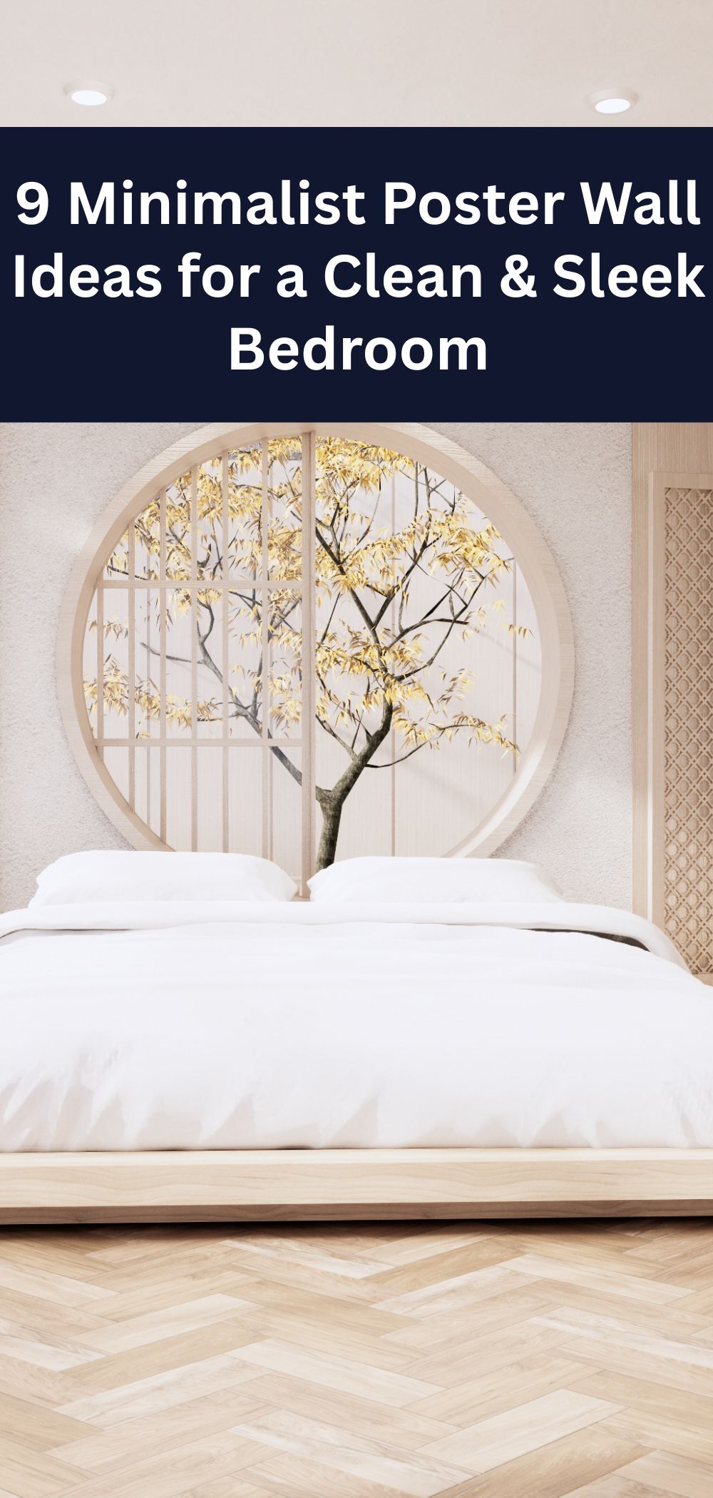 9 Minimalist Poster Wall Ideas for a Clean & Sleek Bedroom