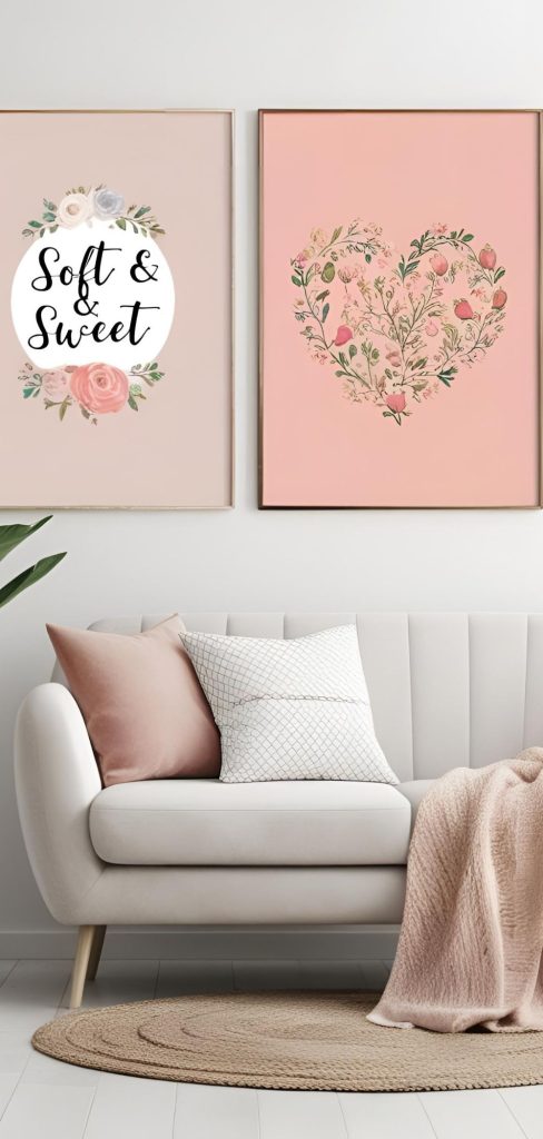 8 Soft & Sweet Wall Art Ideas to Set the Mood