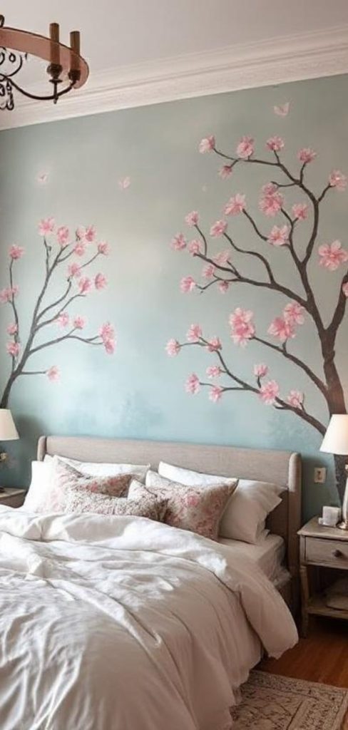 10 Romantic Wall Painting Ideas for a Dreamy Bedroom