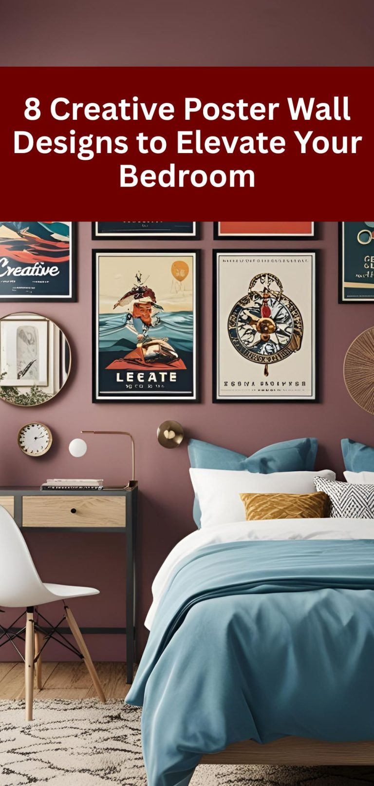 8 Creative Poster Wall Designs to Elevate Your Bedroom