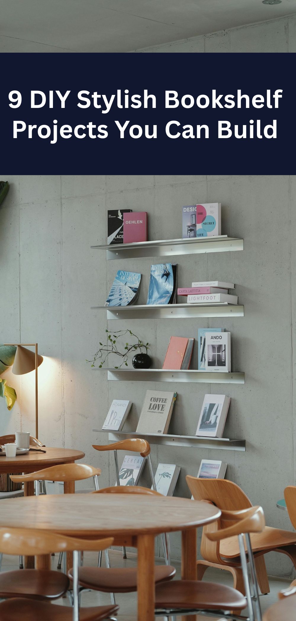 9 DIY Stylish Bookshelf Projects You Can Build