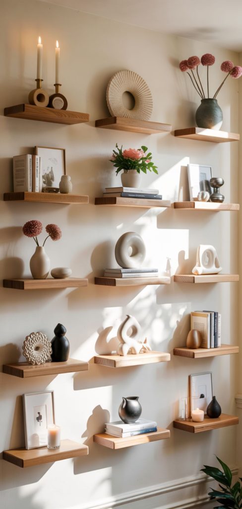 9 Floating Shelf Decor Combos That Just Work