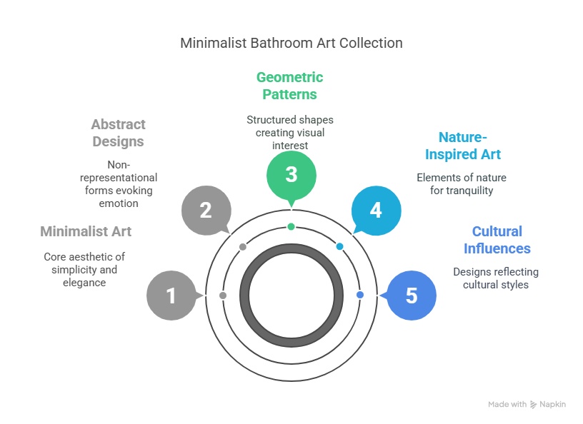 9 Minimalist Black and White Bathroom Art Pieces