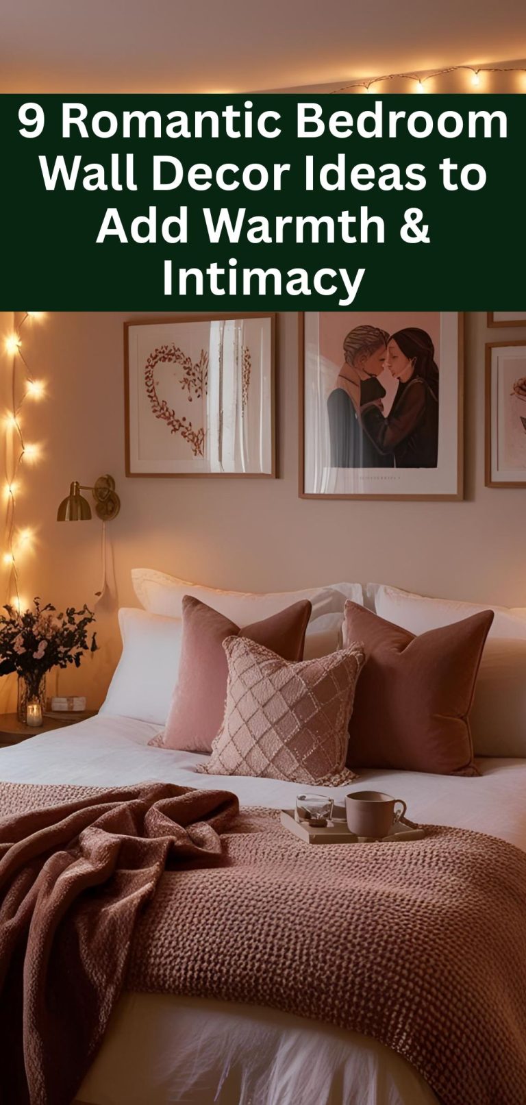9 Romantic Bedroom Wall Decor Ideas to Add Warmth & Intimacy