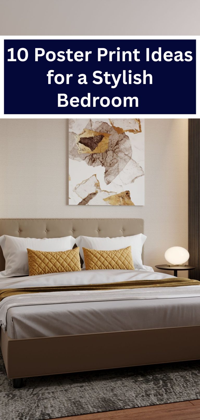 10 Poster Print Ideas for a Stylish Bedroom